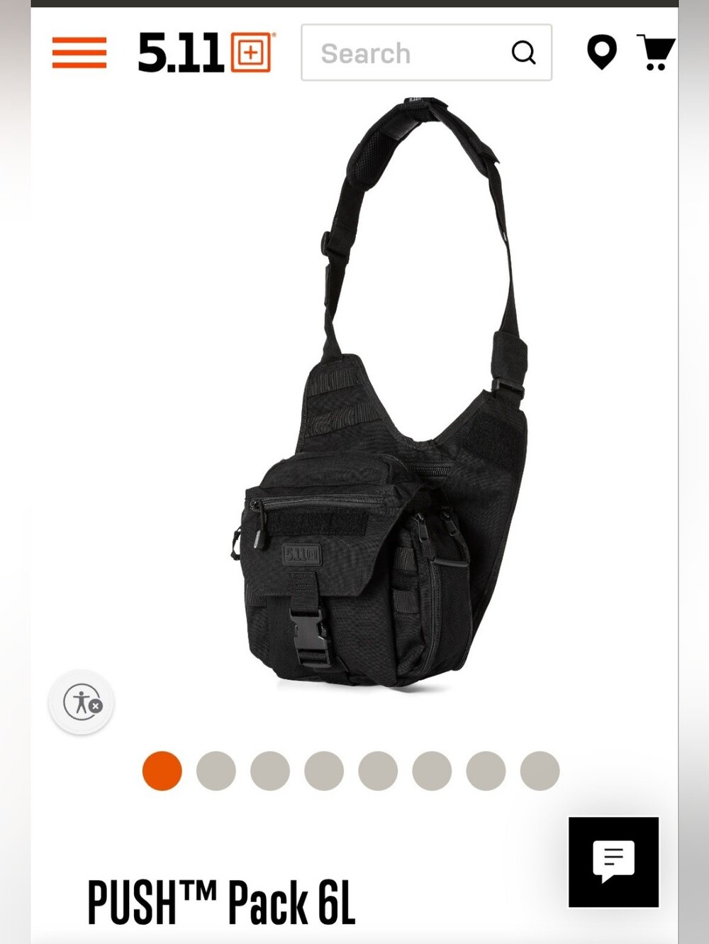 5.11 Tactical Tactical Rush™ Sling Pack — Black